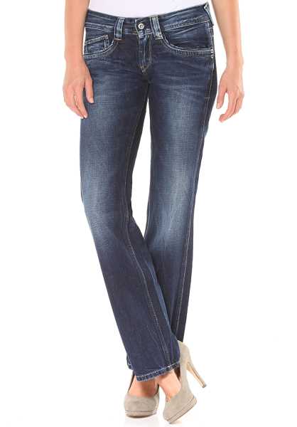 Pepe Sottile Jeans Olympia - Blu Donna Sottile Jeans (X9625)
